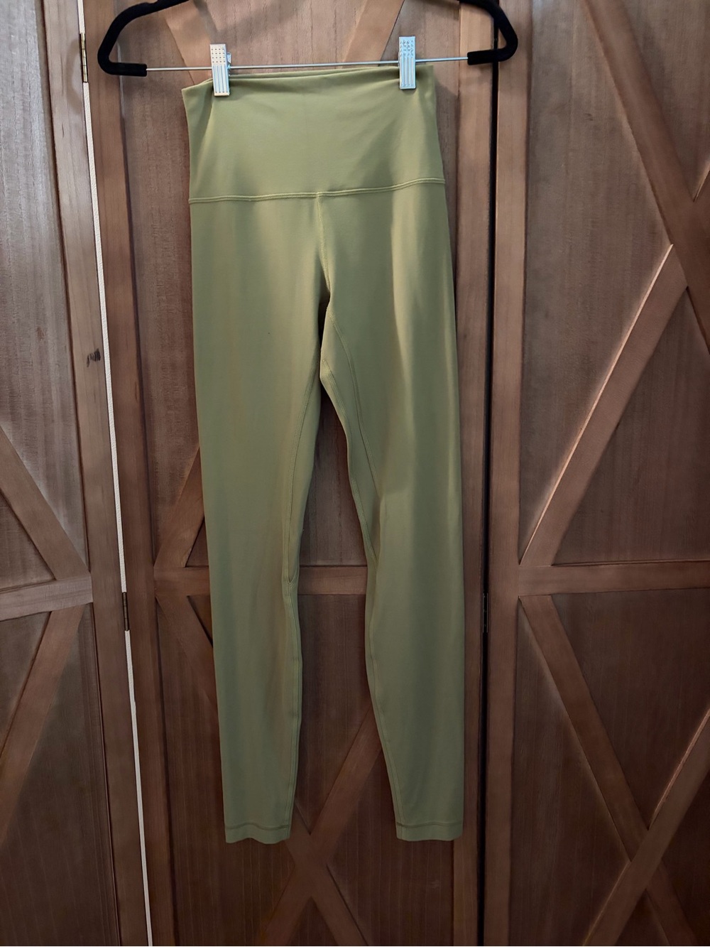 LULULEMON Olive Green High-Rise Leggings SIZE 4